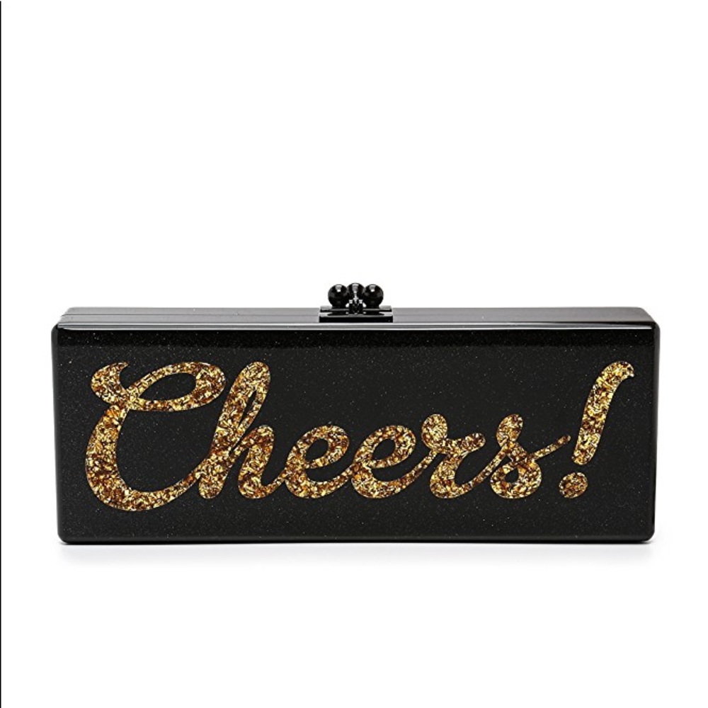 Edie Parker “ Cheers” clutch.
